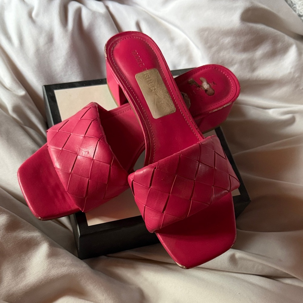 Marc fisher Woven Slide Sandals